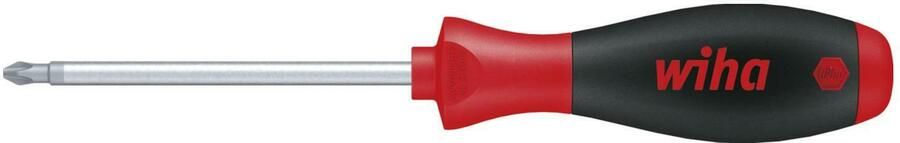 Wiha Schroevendraaier SoftFinish Phillips PH0 x 60 mm met ronde schacht op blisterverpakking 43382