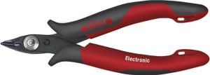 Wiha Zijkniptang Electronic smalle spitse kop en draadklemveer zonder facet | 126mm 5" | Blisterverpakking 27390