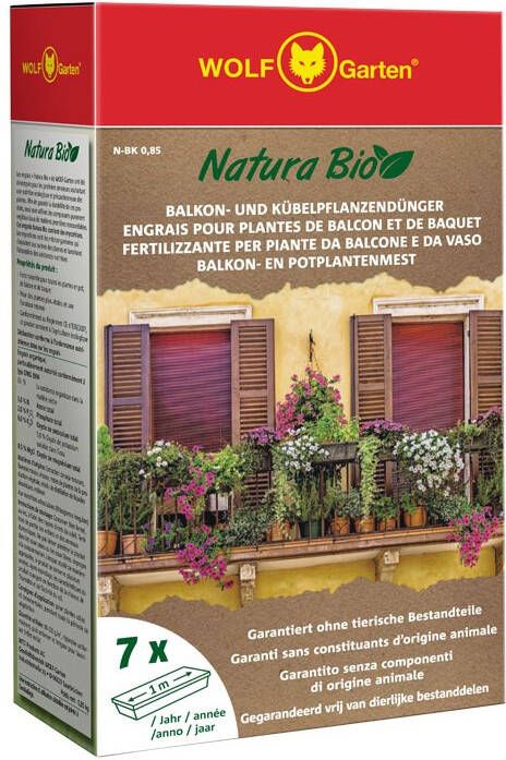 Wolf Garten Natura Bio Balkon- en potplantenmest N-BK 0 85 3856505