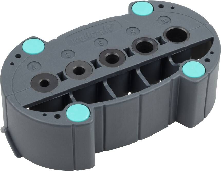 Wolfcraft "Accumobiel" | Boorhulp | Ø4 5 6 8 10mm | 1 stuk 4685000