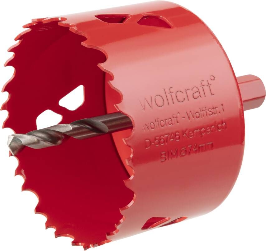 Wolfcraft Bi-metalen gatenzaag | BiM | Ø74mm | 1 stuk 5475000