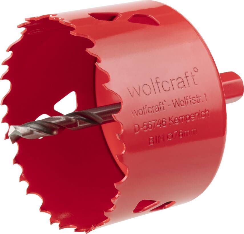 Wolfcraft Bi-metalen gatenzaag | BiM | Ø76mm | 1 stuk 5494000