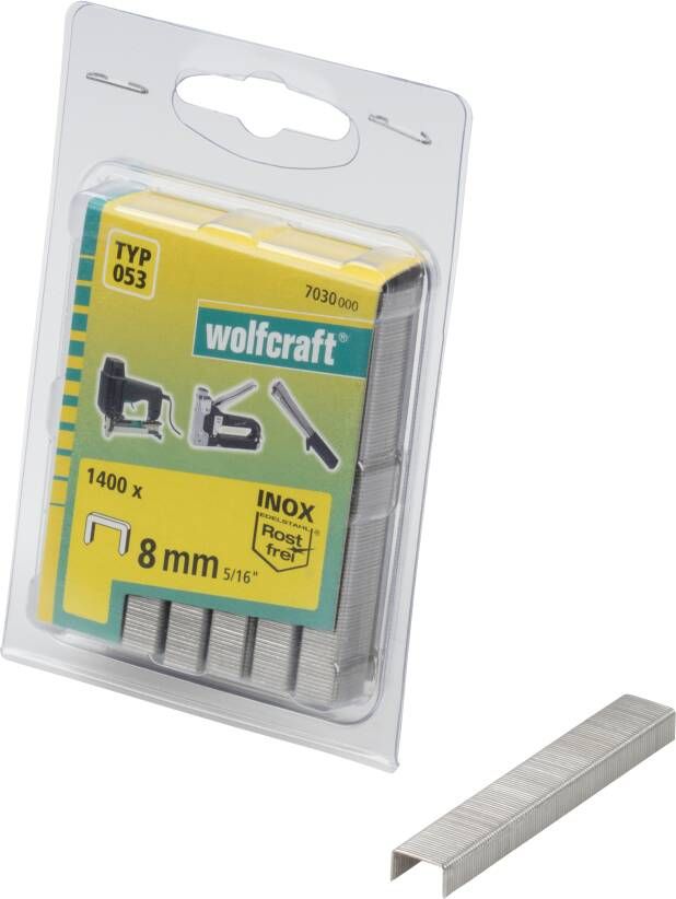 Wolfcraft Breedrugnieten | Type 053 | INOX | 8mm | 1400 stuks 7030000