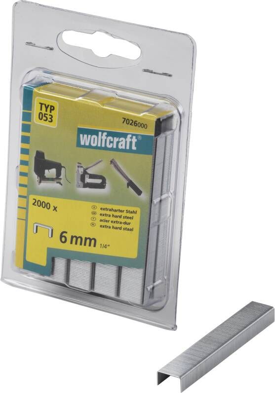 Wolfcraft Breedrugnieten | Type 053 | Staal | 6mm | 2000 stuks 7026000