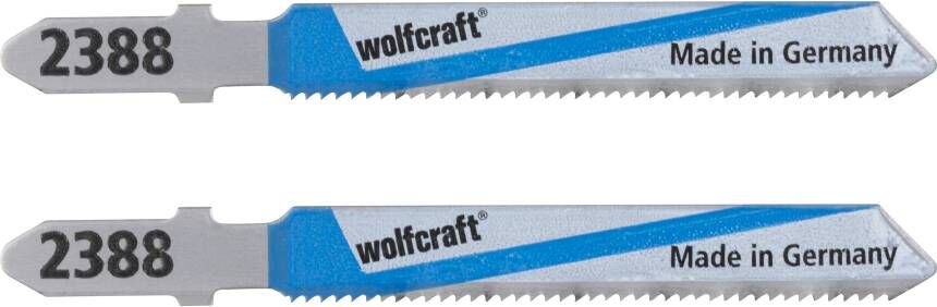 Wolfcraft Decoupeerzaagblad | BiM | L=75mm | T-Schaft | 2 stuks 2388000