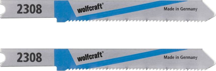 Wolfcraft Decoupeerzaagblad | HSS | L=70mm | U-Schaft | 2 stuks 2308000