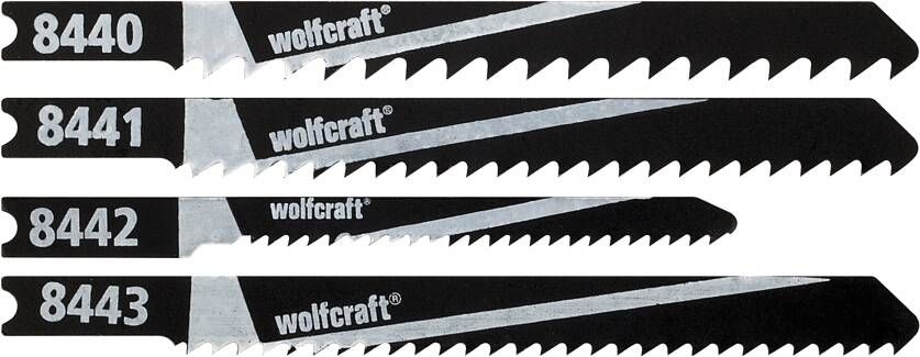 Wolfcraft Decoupeerzaagbladen | 10-delig | U-schacht | B&D | 1 set 8440000