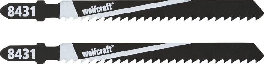 Wolfcraft Decoupeerzaagbladen | T-schacht | L75mm | 2 stuks 8431000