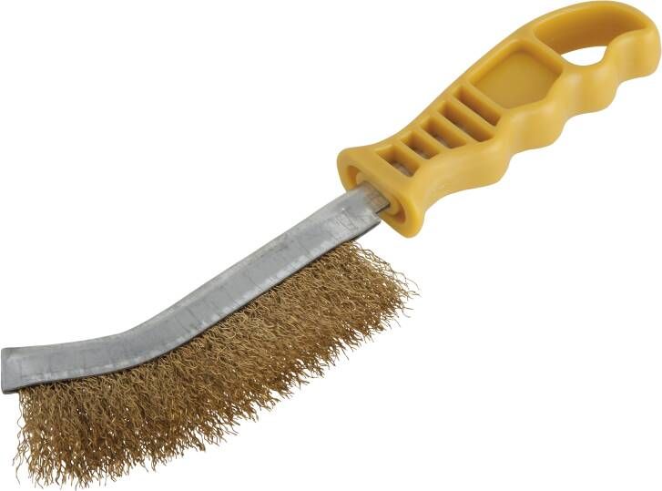 Wolfcraft Handdraadborstel | Messing | 265mm | 1 stuk 2716000