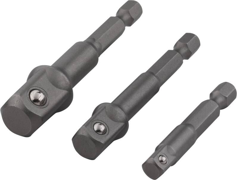 Wolfcraft Set | Adapter met slipkoppeling | 3-delig | 1 set 8797000