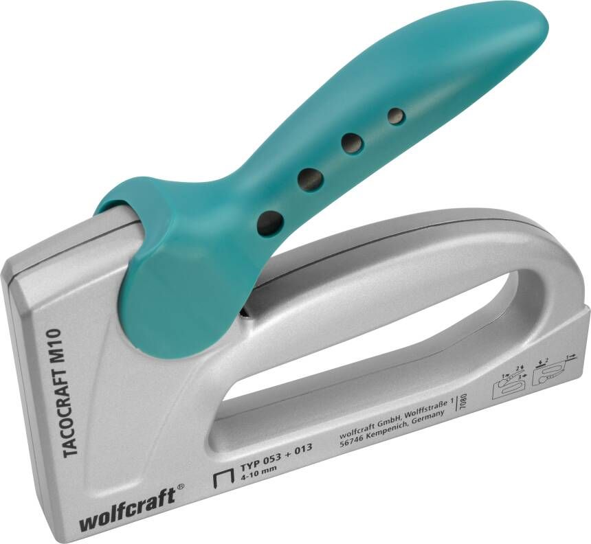 Wolfcraft Tacocraft M10 | Handtacker | Nieten | 4-10mm | 1 stuk 7080000