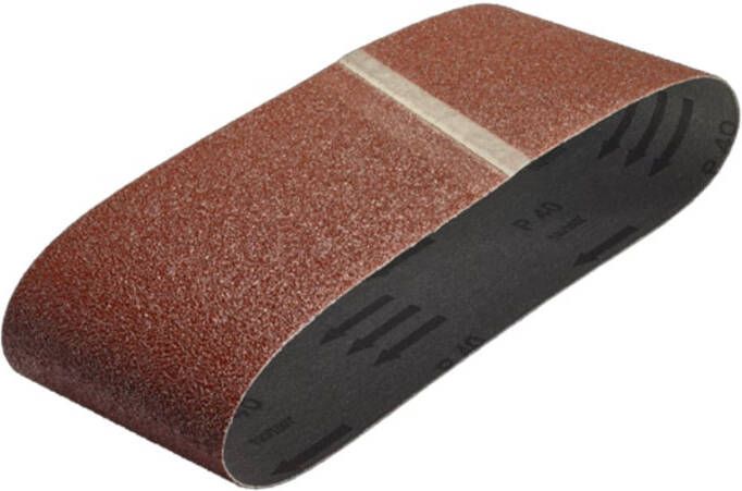 Wolfcraft Textiel schuurband | Korund | K40 | 100 x 690mm | 3 stuks 3122000